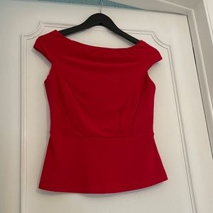 Melanie Lyne Red Top